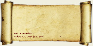 Aksentije Krnčević vizit kartica